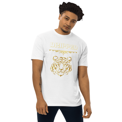 Lion Drip Exclusive Heavyweight Crew Neck Tee - Ash and Chrome Clothing Co.