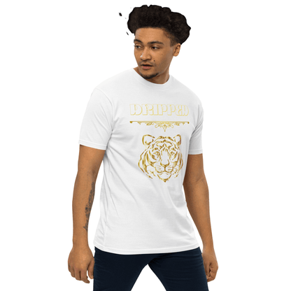 Lion Drip Exclusive Heavyweight Crew Neck Tee - Ash and Chrome Clothing Co.