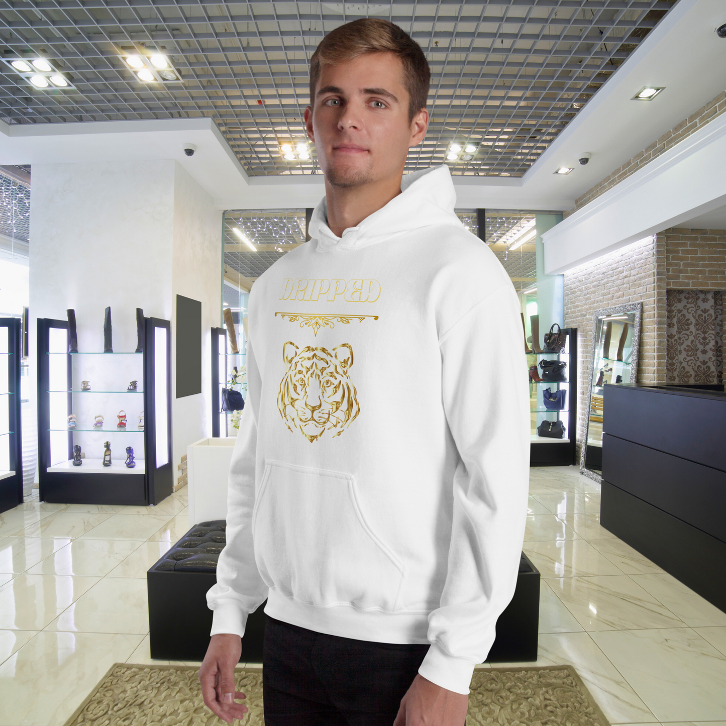 Lion Drip Exclusive Premium Pullover Hoodie - Ash and Chrome Clothing Co.