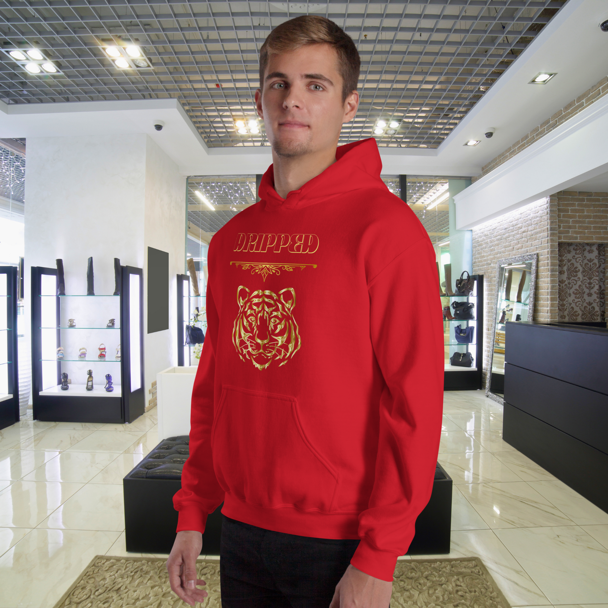 Lion Drip Exclusive Premium Pullover Hoodie - Ash and Chrome Clothing Co.