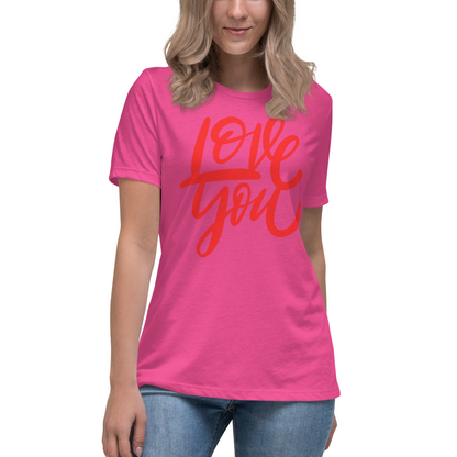 Premium Cotton "Love You' Short Sleeve T Shirt - Ash and Chrome Clothing Co.