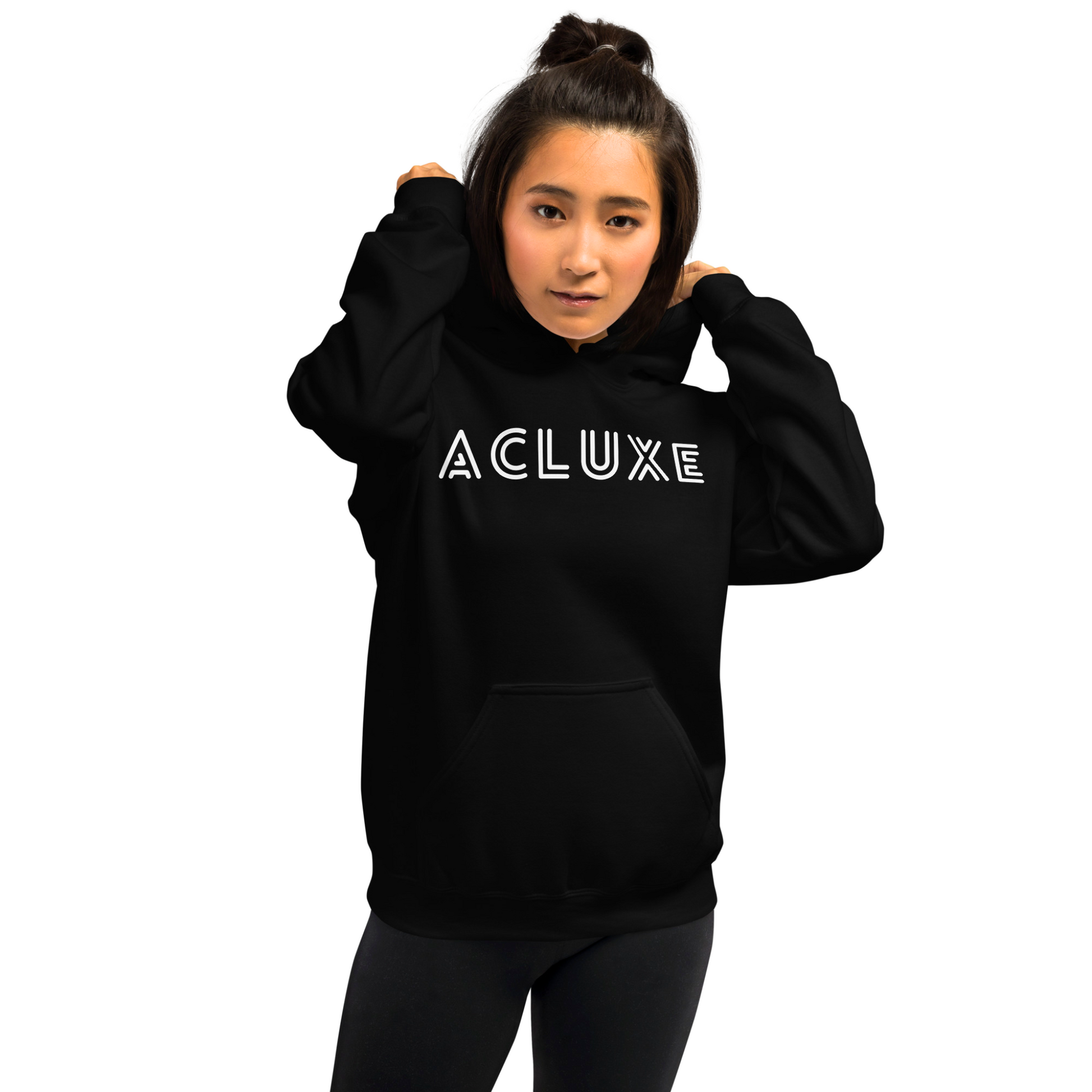 Women's ACLUXE Premium Pullover Hoodie - Ash and Chrome Clothing Co.