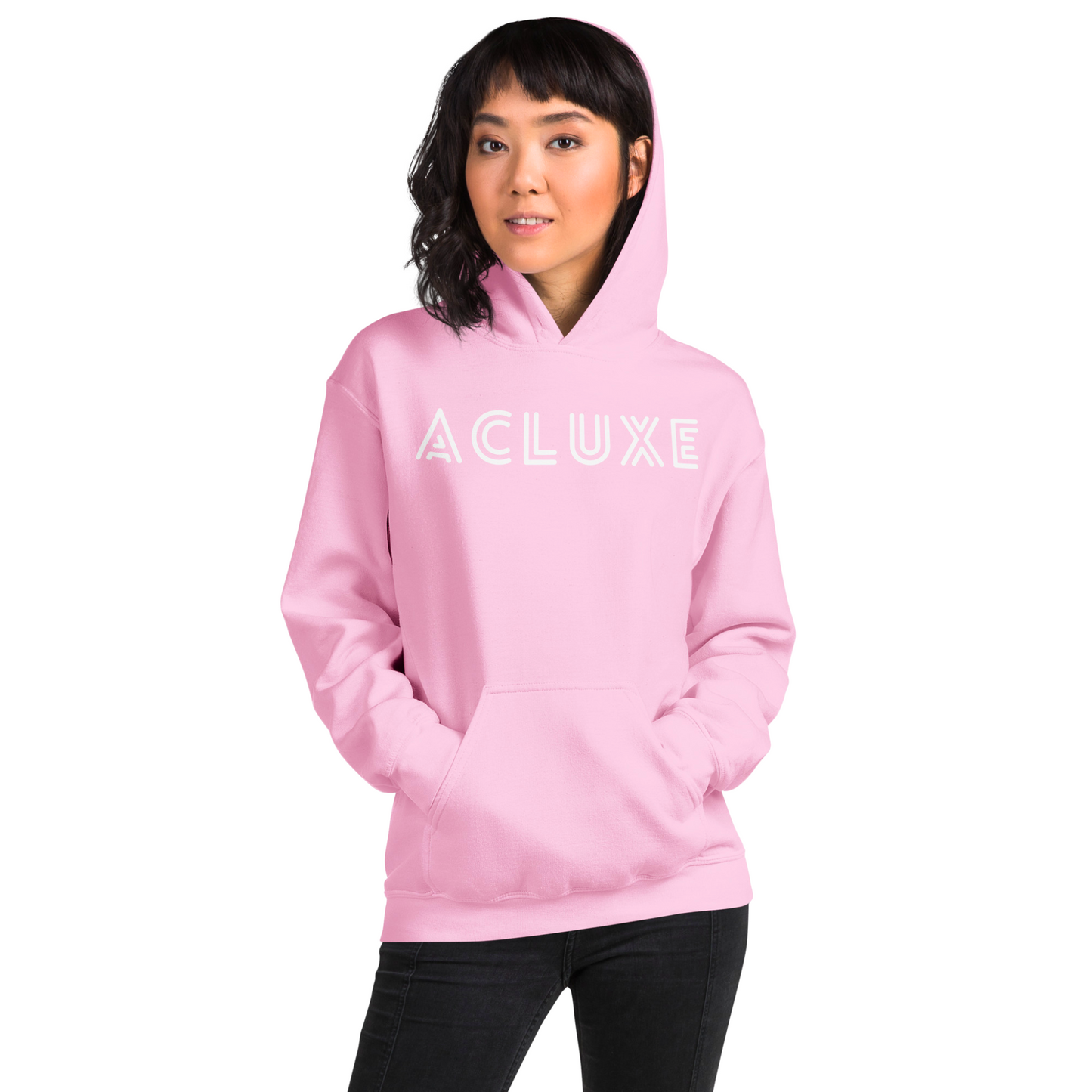 Women's ACLUXE Premium Pullover Hoodie - Ash and Chrome Clothing Co.