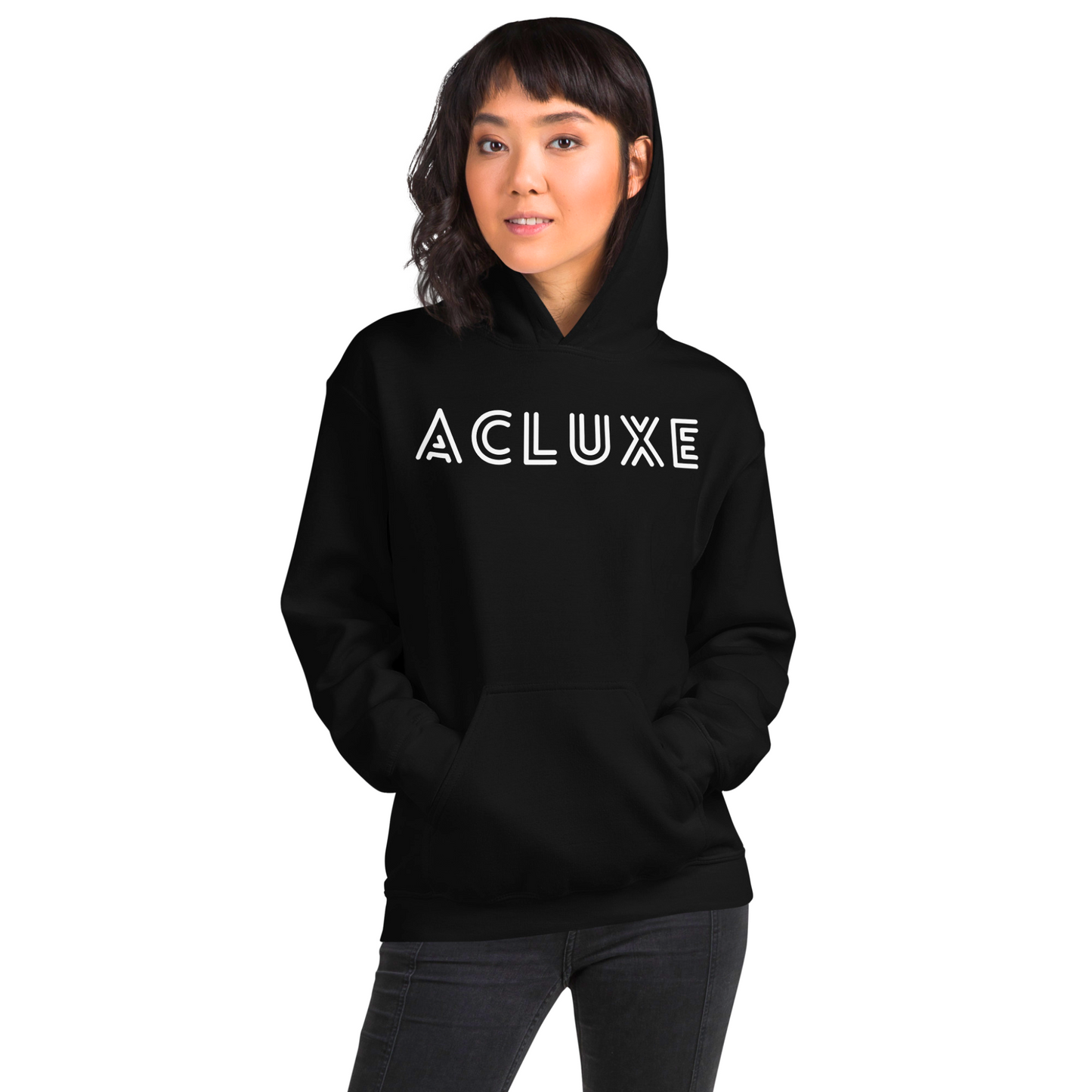 Women's ACLUXE Premium Pullover Hoodie - Ash and Chrome Clothing Co.